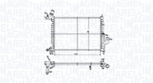 Radiator motor (Manual) potrivit OPEL VECTRA B 1.7D