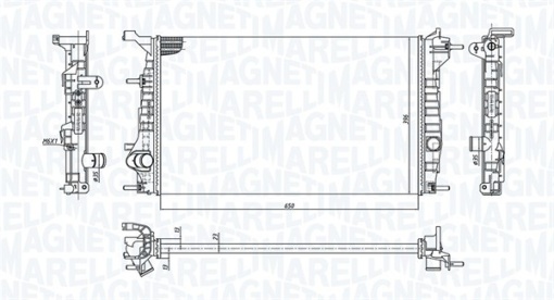 Radiator motor (Manual) potrivit RENAULT FLUENCE, GRAND SCENIC III, MEGANE, MEGANE III, SCENIC III 1.6ALK-2.0D