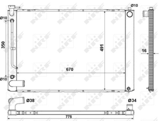 Radiator motor potrivit LEXUS RX 3.3 - Img 1
