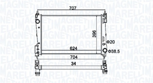 Radiator motor potrivit OPEL CORSA D, CORSA D/HATCHBACK 1.3D