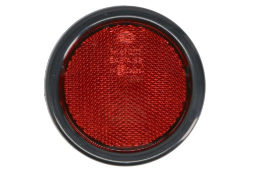 Reflector rotund (rosu diametru: 95mm, with bolt)