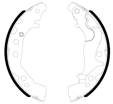 Sabot frana potrivit SUBARU JUSTY IV; SUZUKI CELERIO 1.0 01.07-