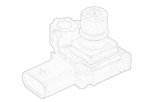 Senzor presiune galerie admisie potrivit FORD FOCUS IV, KUGA II; FORD USA EDGE, MUSTANG 2.0/2.3/2.7 09.14-