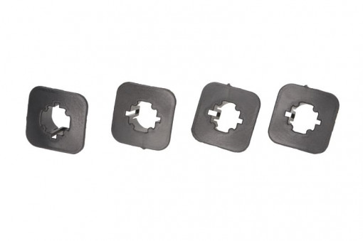 Set montare senzori parcare Spate 4 buc, plastic potrivit ABARTH 500 / 595 / 695, 500C / 595C / 695C; FIAT 500 07.07- 10.07-06.15