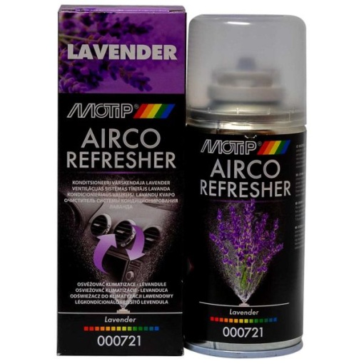 Solutie antibacteriana albastru marin, aplicatie: curatare, linie: Lavanda, destinat pentru: aer conditionat