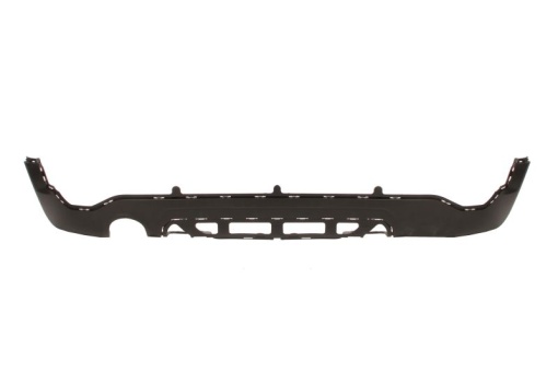 Spoiler bara spate inferior BASIS, negru, cu un decupaj teava evacuare: stanga potrivit MINI COUNTRYMAN F60 LCI 06.20-