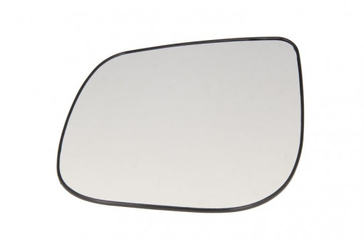 Sticla oglinda stanga incalzita, crom KIA PICANTO 2 II intre 2011-2015