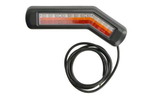 Stop spate dreapta (LED, 12/24V, cu intermitent, cu lumina de ceata, lumina de marșarier, cu lumina stop, lumini parcare, fara reflector, indicator dinamic, lungimea cablu : 0,2m, 269x109/62x47,7mm)
