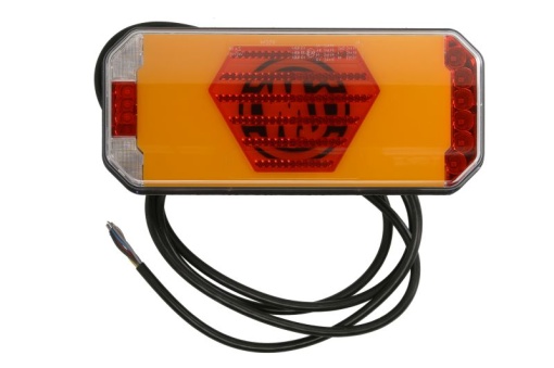 Stop spate dreapta (LED, 12/24V, cu intermitent, cu lumina de ceata, lumina de marșarier, cu lumina stop, lumini parcare, cu lumina placuta inmatriculare, reflector, lungimea cablu : 2m) - Img 1