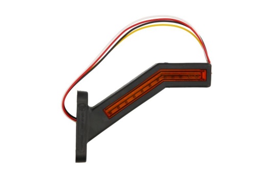 Stop spate dreapta (LED, 12/24V, cu intermitent, cu lumina stop, lumini parcare, fara reflector, lumina laterala, lungimea cablu : 0,4m)