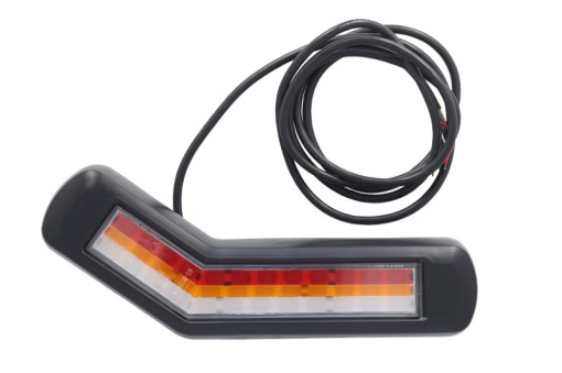Stop spate dreapta (LED, 12/24V, cu intermitent, lumina de marșarier, cu lumina stop, lumini parcare, fara reflector, lungimea cablu : 0,2m, 269x109/62x47,7mm)