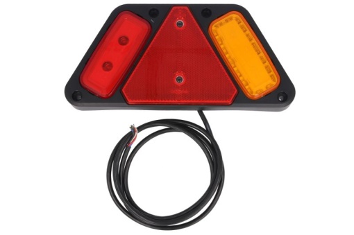 Stop spate dreapta W228 (LED, 12/24V, cu intermitent, cu lumina de ceata, cu lumina stop, lumini parcare, reflector, lungimea cablu : 2m)