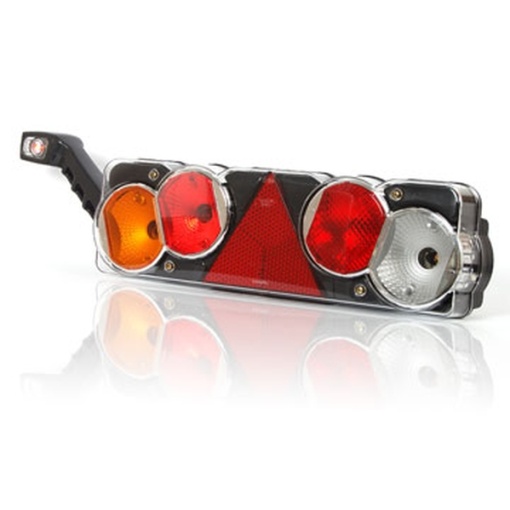 Stop spate stanga (12/24V, cu intermitent, cu lumina de ceata, lumina de marșarier, cu lumina stop, lumini parcare)