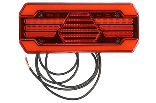 Stop spate stanga/dreapta (LED, 12/24V, cu intermitent, cu stop, lumina de parcare, reflector, lungime cablu: 2m)