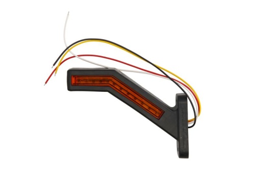 Stop spate stanga (LED, 12/24V, cu intermitent, cu stop, lumina de parcare, fara proiector indicator dinamic, lungime cablu: 0,4m)