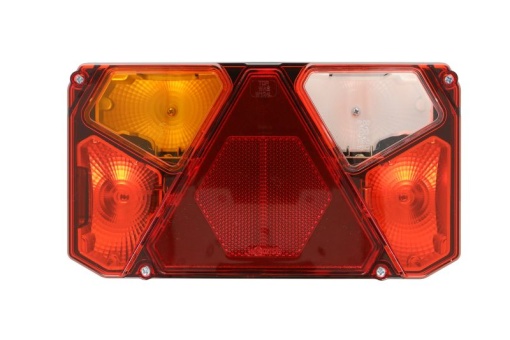 Stop spate stanga W124L (12/24V, cu intermitent, cu lumina de ceata, lumina de marșarier, cu lumina stop, lumini parcare, reflector)