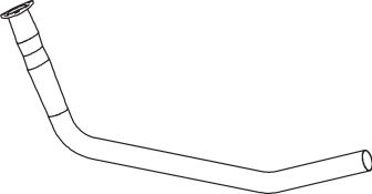 Teava esapament (diametru:65mm, lungime:1270mm) potrivit MERCEDES UNIMOG OM312.954-OM353.980 01.62-