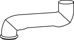 Teava esapament (lungime:640mm) EURO 5 potrivit VOLVO FH, FH16, FM D11C330-D16G700 09.05-