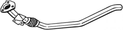 Teava esapament Mijloc potrivit AUDI A4 B6, A4 B7 2.0 11.00-06.08