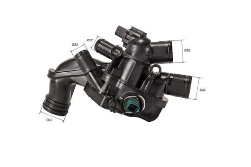 Termostat lichid racire (105°C, in carcasa) potrivit CITROEN BERLINGO MULTISPACE, BERLINGO/MINIVAN, C3 II, C3 PICASSO, C4, C4 GRAND PICASSO I, C4 GRAND PICASSO II, C4 I, C4 II 1.2-1.6LPG 02.07-