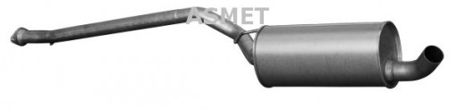Toba esapament intermediara potrivit FORD TOURNEO CONNECT, TRANSIT CONNECT 1.8D 06.02-12.13