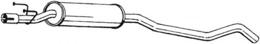 Toba esapament intermediara potrivit OPEL CORSA B, CORSA B/HATCHBACK 1.2-1.7D 03.93-12.01