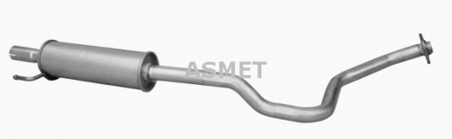 Toba esapament intermediara potrivit TOYOTA PRIUS 1.5H 09.03-12.09