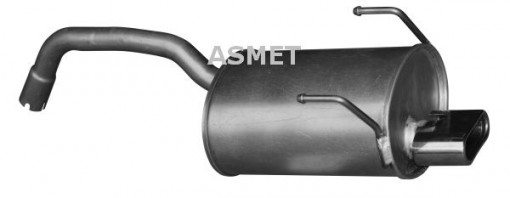 Toba finala esapament potrivit FIAT 500, 500 C, PANDA, PANDA/HATCHBACK; FORD KA 1.1/1.2/1.2LPG 09.03-