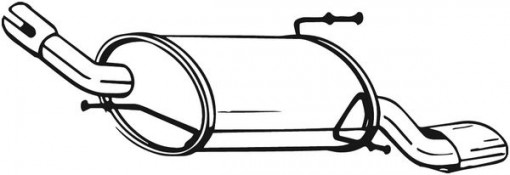 Toba finala esapament potrivit OPEL CORSA C, CORSA C/HATCHBACK, TIGRA 1.2/1.4 09.00-06.12