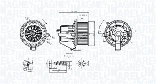 Ventilator habitaclu potrivit DS DS 3; CITROEN C3 II, C4 CACTUS, DS3 1.0-1.6D 09.09-