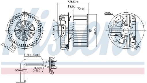 Ventilator habitaclu potrivit RENAULT MODUS 1.2-1.6 09.04-