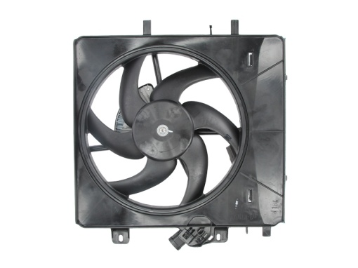 Ventilator radiator (cu carcasa) potrivit CITROEN C2, C2 ENTERPRISE, C3 I, C3 PLURIEL, C5 II; PEUGEOT 1007 1.1-2.2D 02.02-