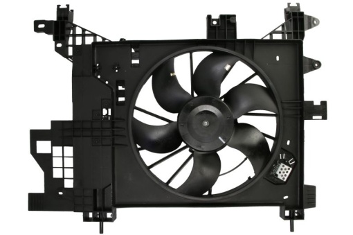 Ventilator radiator (cu carcasa) potrivit DACIA DUSTER, DUSTER/SUV 1.5D 04.10-