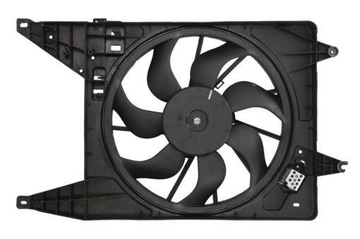 Ventilator radiator (cu carcasa) potrivit DACIA LOGAN, LOGAN EXPRESS, LOGAN MCV, SANDERO; RENAULT LOGAN I, SANDERO/STEPWAY I; VW PASSAT B6 1.0ALK-2.0D 03.05-