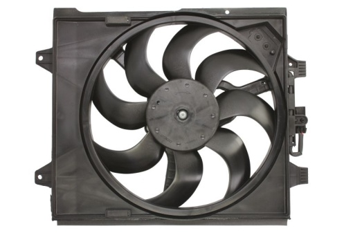 Ventilator radiator (cu carcasa) potrivit FIAT 500 1.2/1.3D/1.4 07.07-