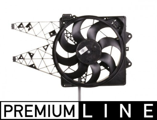 Ventilator radiator (cu carcasa) potrivit FIAT BRAVO II 1.4/1.4LPG 04.07-12.14