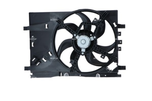 Ventilator radiator (cu carcasa) potrivit FIAT GRANDE PUNTO, PUNTO, PUNTO EVO, PUNTO EVO/HATCHBACK, PUNTO/HATCHBACK; OPEL CORSA D, CORSA D/HATCHBACK 0.9-1.4LPG 06.05-