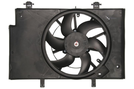 Ventilator radiator (cu carcasa) potrivit FORD B-MAX, ECOSPORT, FIESTA, FIESTA VI 1.25-1.6D 06.08-