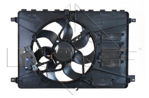 Ventilator radiator (cu carcasa) potrivit VOLVO V70 III, XC60 I; FORD GALAXY II, GALAXY MK II, KUGA I, MONDEO IV, S-MAX 2.0-2.5 05.06-02.17 - Img 1