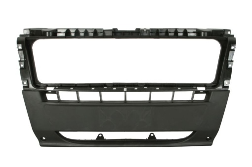 Bara fata centrala fara grilaj, negru potrivit CITROEN JUMPER I, JUMPER II; FIAT DUCATO; PEUGEOT BOXER 07.06-10.11