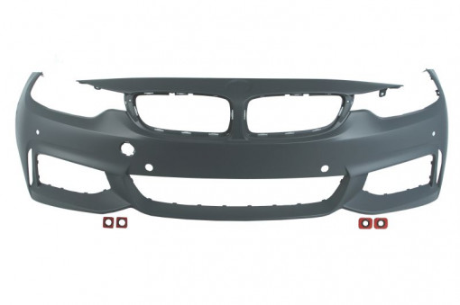 Bara fata pachet M, cu locas proiector, locas senzor parcare: 8, cu orificiu camera, grunduit potrivit BMW 4 F32, F82, 4 F33 07.13-04.17