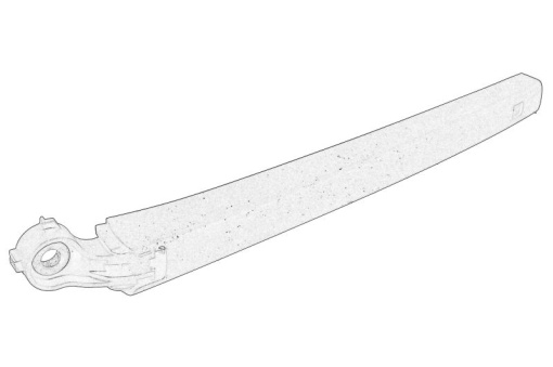 Brat ghidaj stergator parbriz spate potrivit SKODA SUPERB III KOMBI 03.15-