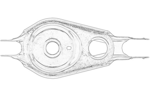 Brat suspensie roata spate Dreapta/Stanga (inferior, principal) potrivit CHRYSLER PACIFICA 3.6/3.6H 01.17-
