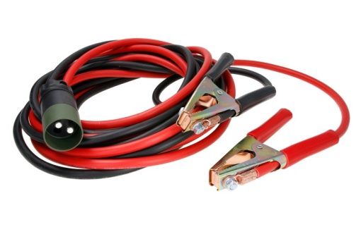 Cabluri pornire auto lungime 6m, 2x35mm², mufa NATO; capete tip cleste; negru