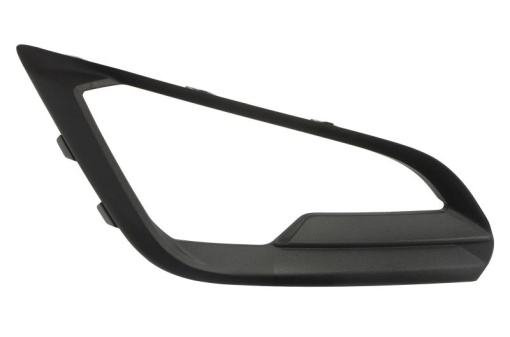 Capac bara fata Dreapta cu locas lampa ceata, negru-mat potrivit FORD ECOSPORT 10.13- 01.95-02.99