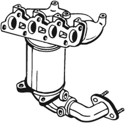Catalizator EURO 4 potrivit FORD FIESTA V, FUSION 1.25/1.4 11.01-12.12