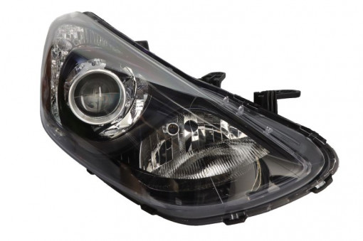 Far Dreapta (3*H7/PY21W/W5W, electric, cu motor, culoare insertie: negru) potrivit HYUNDAI I30