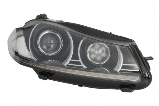 Far Dreapta (bi-xenon, D3S/LED, electric, cu motor) potrivit JAGUAR XF I, XF SPORTBRAKE 03.12-04.15