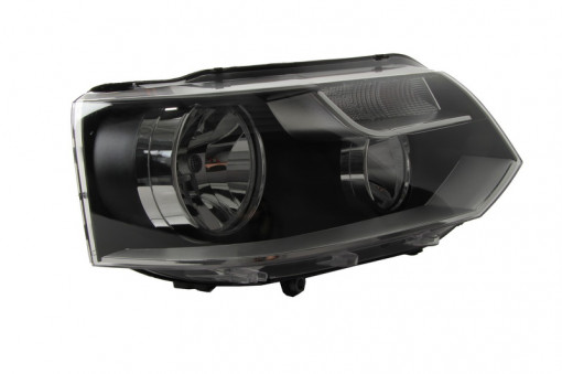 Far dreapta (H15/H7, reglaj electric, cu motoras, fundal negru) VW MULTIVAN V, TRANSPORTER V