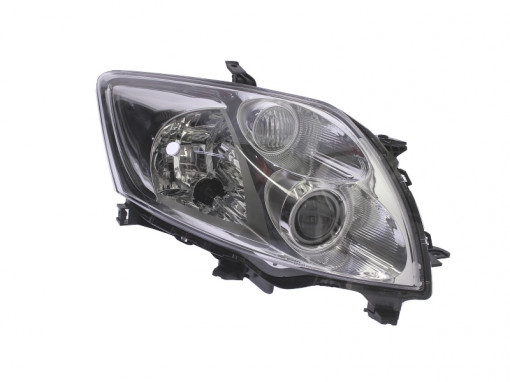Far Dreapta (H3, electric, fara motoras, culoare insertie: cromat, culoare semnalizator: transparent) potrivit TOYOTA AURIS